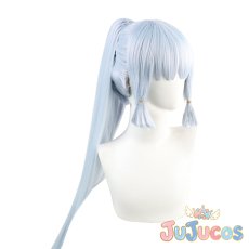画像2: げんしん　神里綾華　コスプレウィッグ　原神　コスプレ鬘　JUJUcosplay (2)