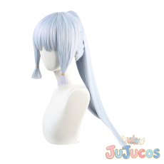 画像3: げんしん　神里綾華　コスプレウィッグ　原神　コスプレ鬘　JUJUcosplay (3)