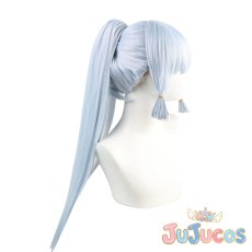画像4: げんしん　神里綾華　コスプレウィッグ　原神　コスプレ鬘　JUJUcosplay (4)