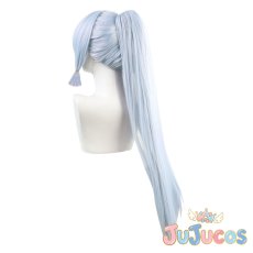 画像5: げんしん　神里綾華　コスプレウィッグ　原神　コスプレ鬘　JUJUcosplay (5)