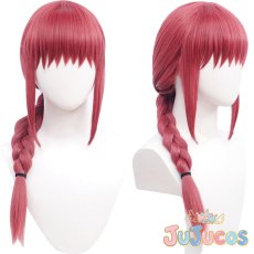 画像1: マキマ　コスプレウィッグ　チェンソーマン　コスプレ鬘　JUJUcosplay (1)
