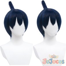 画像1: 早川アキ　コスプレウィッグ　チェンソーマン　コスプレ鬘　JUJUcosplay (1)