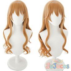 画像1: 近江彼方　コスプレウィッグ　ラブライブ！虹ヶ咲学園スクールアイドル同好会　コスプレ鬘　JUJUcosplay (1)