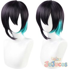 画像1: VTuber　黛灰　コスプレウィッグ　バーチャルYouTuber　コスプレ鬘　JUJUcosplay (1)