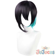 画像2: VTuber　黛灰　コスプレウィッグ　バーチャルYouTuber　コスプレ鬘　JUJUcosplay (2)