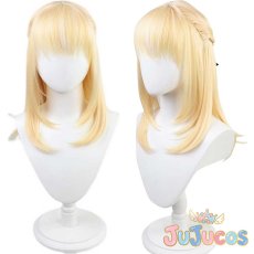 画像1: VTuber　不知火フレア　コスプレウィッグ　バーチャルYouTuber　コスプレ鬘　JUJUcosplay (1)