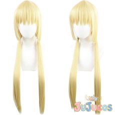 画像1: 紺　コスプレウィッグ　怪物事変　コスプレ鬘　JUJUcosplay (1)