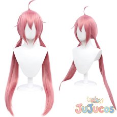 画像1: 各務原なでしこ　コスプレウィッグ　ゆるキャン△　コスプレ鬘　JUJUcosplay (1)