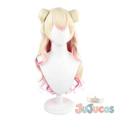 画像2: Vtuber　5期生　桃鈴ねね　コスプレウィッグ　バーチャルYouTuber　コスプレ鬘　JUJUcosplay (2)