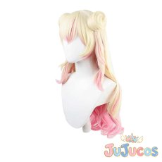 画像3: Vtuber　5期生　桃鈴ねね　コスプレウィッグ　バーチャルYouTuber　コスプレ鬘　JUJUcosplay (3)