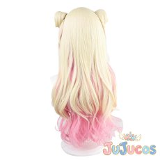 画像5: Vtuber　5期生　桃鈴ねね　コスプレウィッグ　バーチャルYouTuber　コスプレ鬘　JUJUcosplay (5)