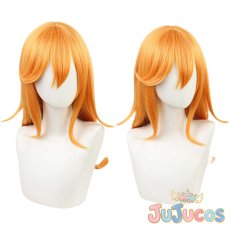 画像1: 澁谷かのん　コスプレウィッグ　ラブライブ!スーパースター!!　コスプレ鬘　JUJUcosplay (1)