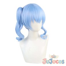 画像2: VTuber　星街すいせい　コスプレウィッグ　バーチャルYouTuber　コスプレ鬘　JUJUcosplay (2)