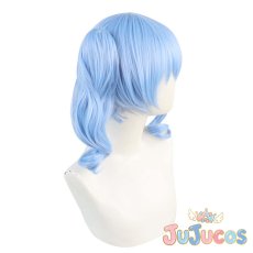 画像3: VTuber　星街すいせい　コスプレウィッグ　バーチャルYouTuber　コスプレ鬘　JUJUcosplay (3)