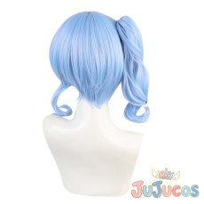 画像4: VTuber　星街すいせい　コスプレウィッグ　バーチャルYouTuber　コスプレ鬘　JUJUcosplay (4)