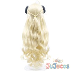 画像4: VTuber　角巻わため　角なし　コスプレウィッグ　バーチャルYouTuber　コスプレ鬘　JUJUcosplay (4)