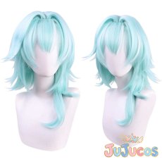 画像1: げんしん　Eula(ユーラ/エウルア)　コスプレウィッグ　原神　コスプレ鬘　JUJUcosplay (1)