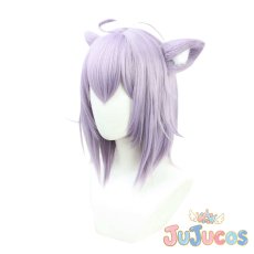 画像4: VTuber　猫又おかゆ　コスプレウィッグ　バーチャルYouTuber　コスプレ鬘　JUJUcosplay (4)