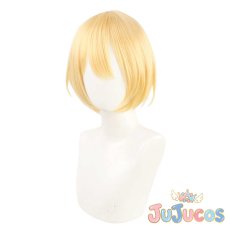 画像2: VTuber　ワトソン・アメリア　初期2D　コスプレウィッグ　バーチャルYouTuber　コスプレ鬘　JUJUcosplay (2)