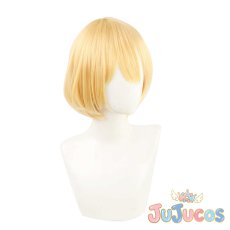 画像3: VTuber　ワトソン・アメリア　初期2D　コスプレウィッグ　バーチャルYouTuber　コスプレ鬘　JUJUcosplay (3)