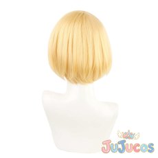 画像4: VTuber　ワトソン・アメリア　初期2D　コスプレウィッグ　バーチャルYouTuber　コスプレ鬘　JUJUcosplay (4)