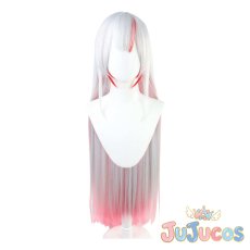 画像2: VTuber　百鬼あやめ　コスプレウィッグ　バーチャルYouTuber　コスプレ鬘　JUJUcosplay (2)