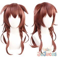 画像1: VTuber　戌神ころね　新衣装　コスプレウィッグ　バーチャルYouTuber　コスプレ鬘　JUJUcosplay (1)