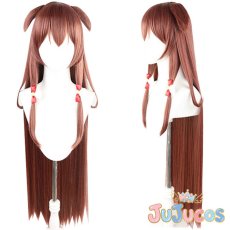 画像1: VTuber　戌神ころね　正月衣装　コスプレウィッグ　バーチャルYouTuber　コスプレ鬘　JUJUcosplay (1)