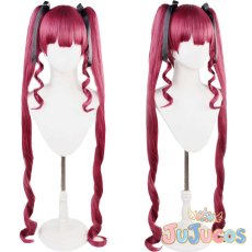 画像1: VTuber　宝鐘マリン　ゴスロリ衣装　コスプレウィッグ　バーチャルYouTuber　コスプレ鬘　JUJUcosplay (1)