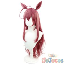 画像4: ミホノブルボン　コスプレウィッグ　ウマ娘プリティーダービー　コスプレ鬘　JUJUcosplay (4)