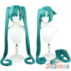 画像1: Ready Steady　初音ミク　コスプレウィッグ　プロジェクトセカイ カラフルステージ！ feat. 初音ミク　コスプレ鬘　JUJUcosplay (1)