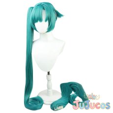 画像3: Ready Steady　初音ミク　コスプレウィッグ　プロジェクトセカイ カラフルステージ！ feat. 初音ミク　コスプレ鬘　JUJUcosplay (3)