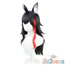 画像4: VTuber　大神ミオ　コスプレウィッグ　バーチャルYouTuber　コスプレ鬘　JUJUcosplay (4)