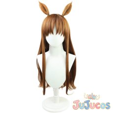 画像2: グラスワンダー　コスプレウィッグ　ウマ娘プリティーダービー　コスプレ鬘　JUJUcosplay (2)