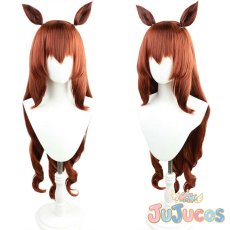 画像1: マルゼンスキー　コスプレウィッグ　ウマ娘プリティーダービー　コスプレ鬘　JUJUcosplay (1)
