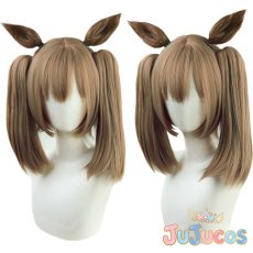 画像1: スマートファルコン　コスプレウィッグ　ウマ娘プリティーダービー　コスプレ鬘　JUJUcosplay (1)