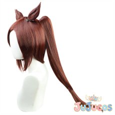 画像5: サクラバクシンオー　コスプレウィッグ　ウマ娘プリティーダービー　コスプレ鬘　JUJUcosplay (5)