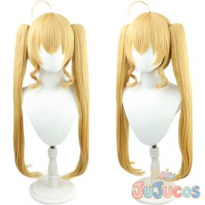 画像1: Vtuber　鷹宮リオン　コスプレウィッグ　バーチャルYouTuber　コスプレ鬘　JUJUcosplay (1)