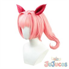 画像4: ハルウララ　コスプレウィッグ　ウマ娘プリティーダービー　コスプレ鬘　JUJUcosplay (4)