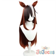 画像3: シンボリルドルフ　コスプレウィッグ　ウマ娘プリティーダービー　コスプレ鬘　JUJUcosplay (3)
