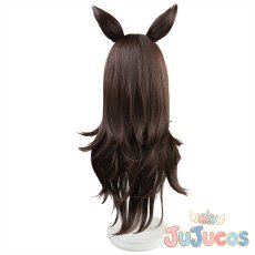 画像5: ライスシャワー　コスプレウィッグ　ウマ娘プリティーダービー　コスプレ鬘　JUJUcosplay (5)