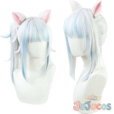 画像1: VTuber　ガウル・グラ　がうる・ぐら　コスプレウィッグ　バーチャルYouTuber　コスプレ鬘　JUJUcosplay (1)