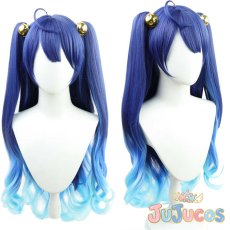 画像1: Vtuber　天宮こころ　コスプレウィッグ　バーチャルYouTuber　コスプレ鬘　JUJUcosplay (1)