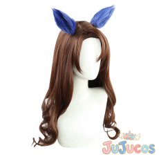 画像4: キングヘイロー　コスプレウィッグ　ウマ娘プリティーダービー　コスプレ鬘　JUJUcosplay (4)