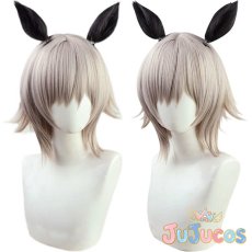 画像1: カレンチャン　コスプレウィッグ　ウマ娘プリティーダービー　コスプレ鬘　JUJUcosplay (1)