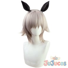 画像2: カレンチャン　コスプレウィッグ　ウマ娘プリティーダービー　コスプレ鬘　JUJUcosplay (2)