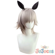 画像4: カレンチャン　コスプレウィッグ　ウマ娘プリティーダービー　コスプレ鬘　JUJUcosplay (4)