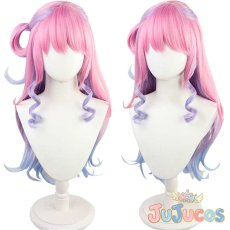 画像1: VTuber　姫森ルーナ　通常　コスプレウィッグ　バーチャルYouTuber　コスプレ鬘　JUJUcosplay (1)