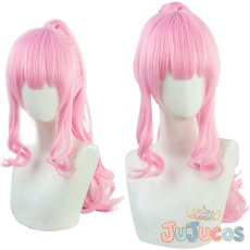 画像1: VTuber　森美声（Mori Calliope／森カリオペ）　コスプレウィッグ　バーチャルYouTuber　コスプレ鬘　JUJUcosplay (1)