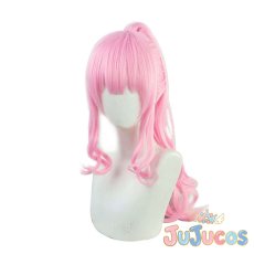 画像2: VTuber　森美声（Mori Calliope／森カリオペ）　コスプレウィッグ　バーチャルYouTuber　コスプレ鬘　JUJUcosplay (2)